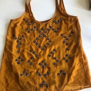 pjk patterson j kincaid mustard yellow top